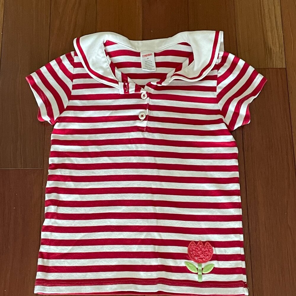 Gymboree Holland Days tulip sailor top size 10